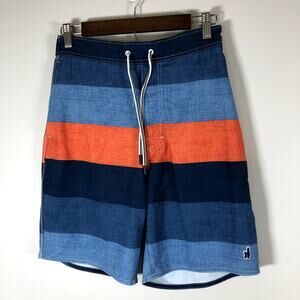 Johnnie-O Men's Swim Shorts Size S Blue